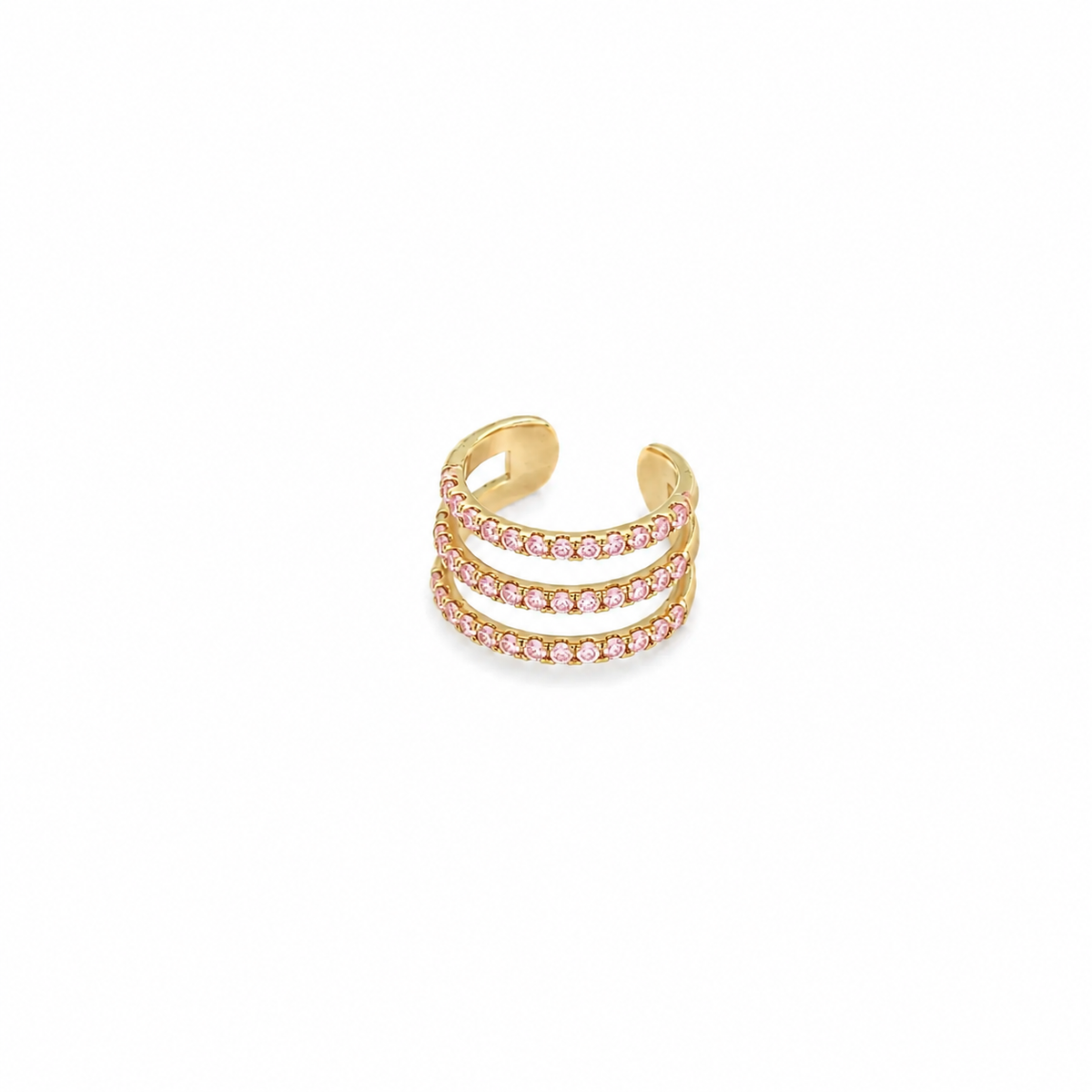 Orecchino Ear Cuff 3 file zirconate