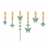Set Orecchini farfalla