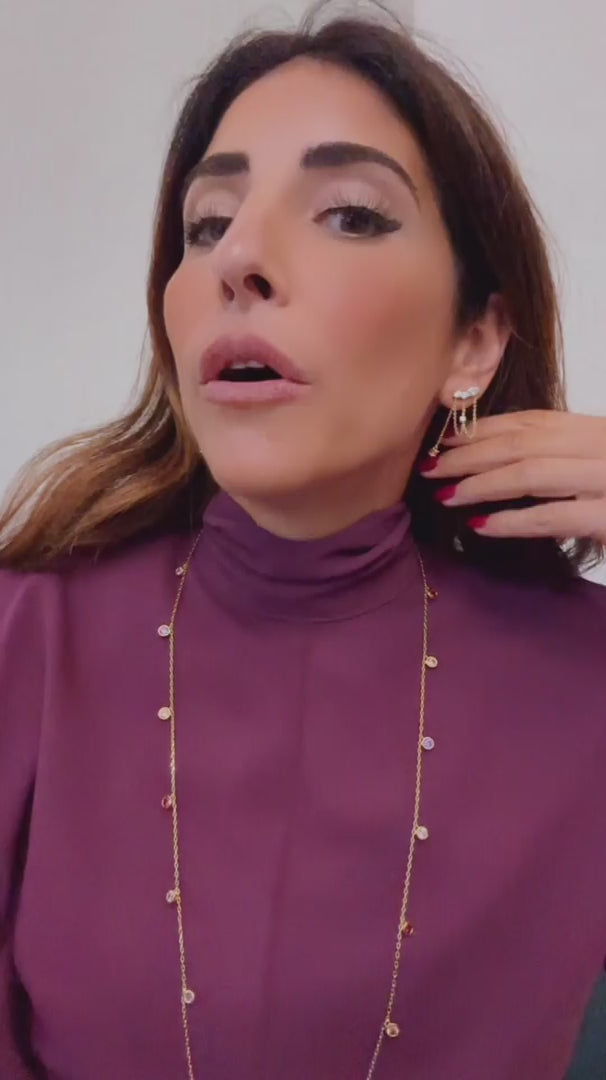 Orecchini Scintille Dorate - video - L DI LINDA