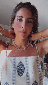 Collana Grumetta con Zirconi